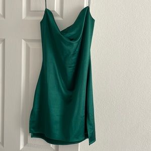 Beautiful emerald mini dress!